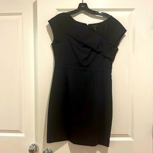 J Crew 12P wool oregami neckline dress